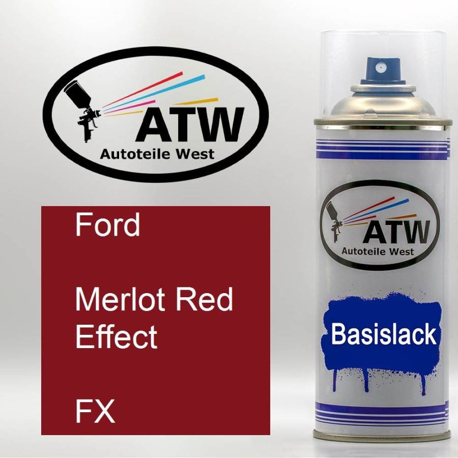 Ford, Merlot Red Effect, FX: 400ml Sprühdose, von ATW Autoteile West.